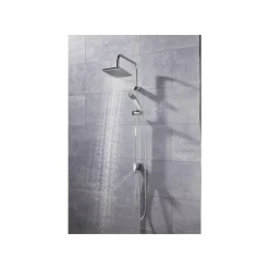 LIVARNO home Regenbrauseset mit Wassersparer Duschbrauseset mit Wassersparer Überkopfbrause-Set mit Wassersparer - B-Ware neuwertig