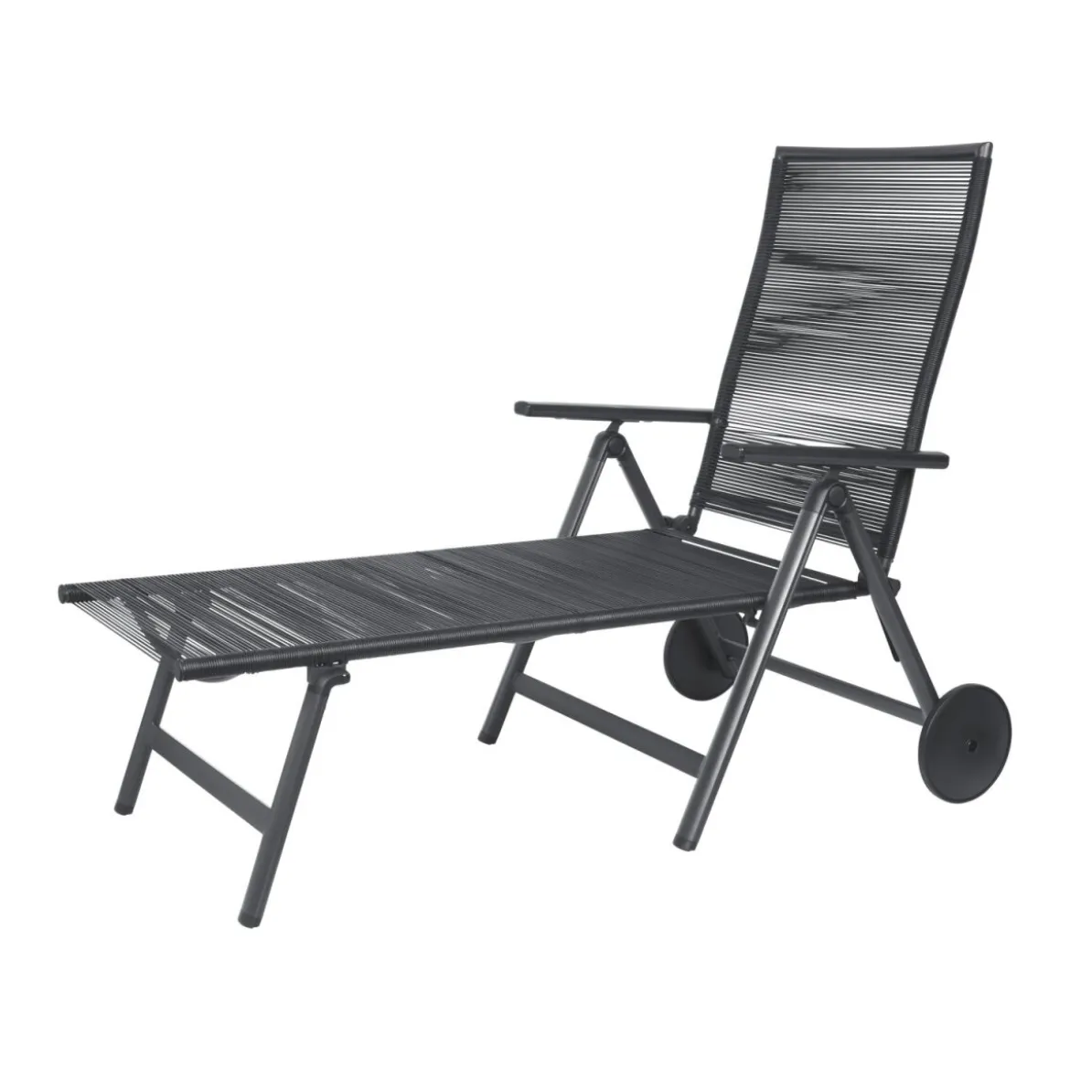 LIVARNO HOME Rollliege »Miami« im Rope-Design, anthrazit - B-Ware