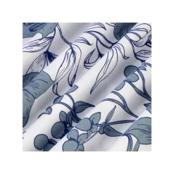 LIVARNO home Satin-Bettwäsche, 155 x 220 cm (Blau/Weiß) - B-Ware neuwertig