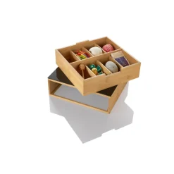 LIVARNO home Schubladen-Box, 8 Fächer, mit Ausziehstopp - B-Ware