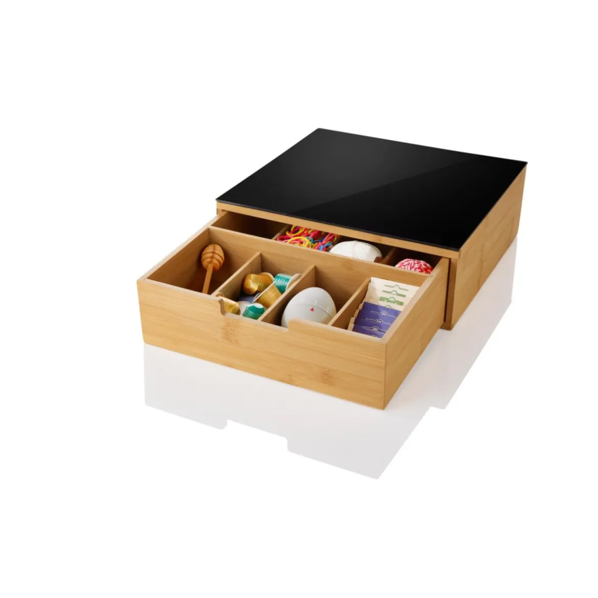 LIVARNO home Schubladen-Box, 8 Fächer, mit Ausziehstopp - B-Ware
