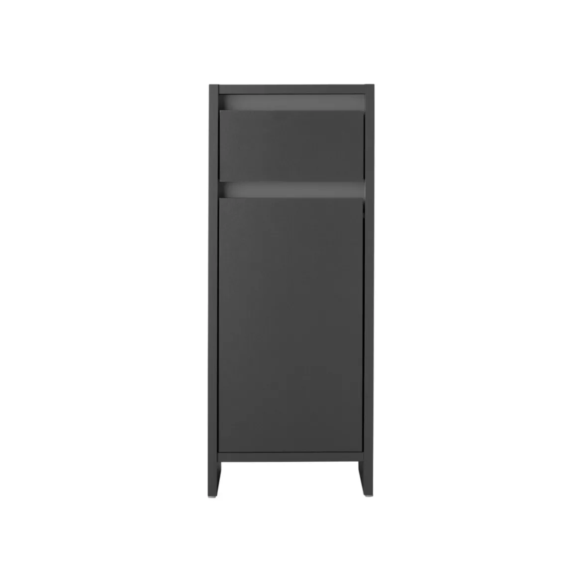 LIVARNO HOME Seitenschrank »Oslo«, mit Tür und Schublade, anthrazit - B-Ware neuwertig