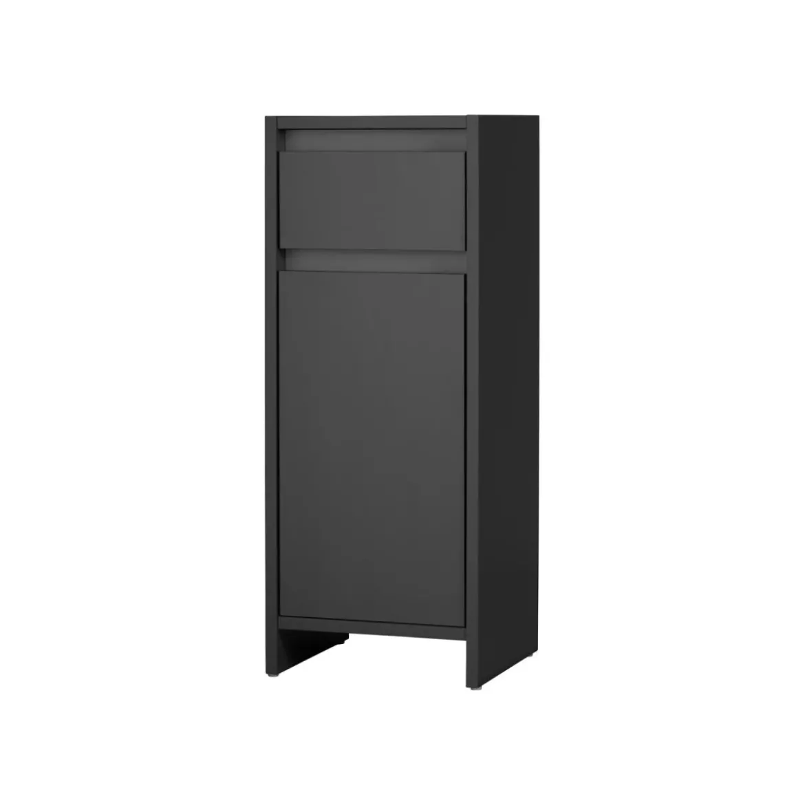 LIVARNO HOME Seitenschrank »Oslo«, mit Tür und Schublade, anthrazit - B-Ware neuwertig