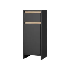 LIVARNO HOME Seitenschrank »Oslo«, mit Tür und Schublade, anthrazit - B-Ware neuwertig
