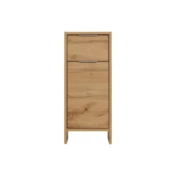 LIVARNO home Seitenschrank Verona, in hochwertiger Wotan-Eiche-Nachbildung - B-Ware neuwertig