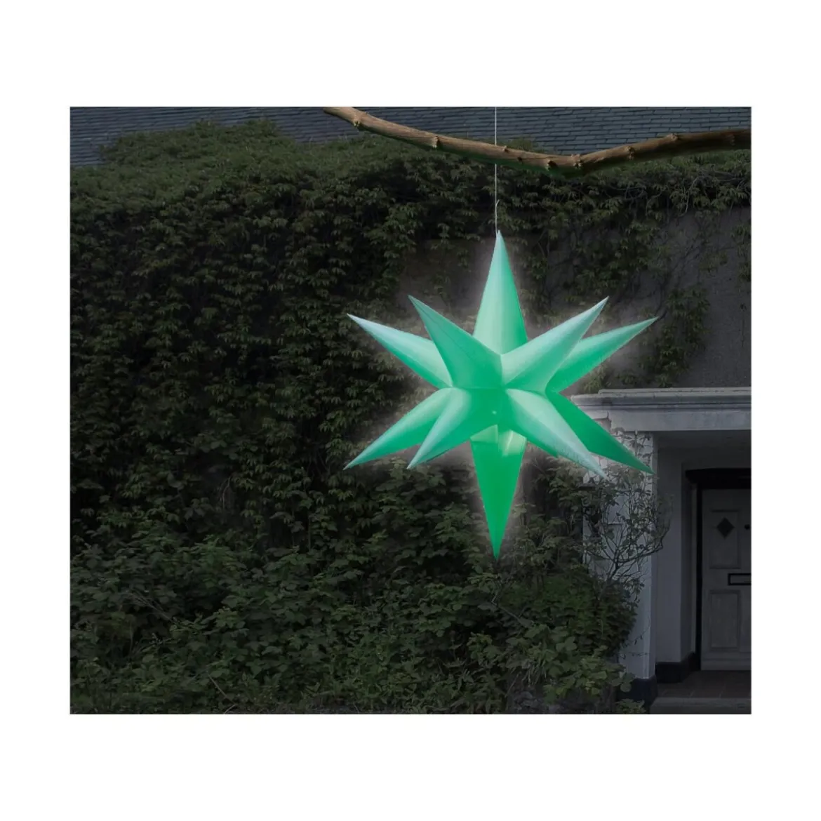 LIVARNO home Selbstaufblasender LED-Weihnachtsstern - B-Ware neuwertig