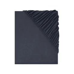 LIVARNO home Spannbettlaken Jersey, 180-200 x 200 cm (Navy) - B-Ware neuwertig