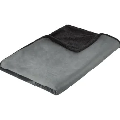LIVARNO HOME Teddyfleece Kuscheldecke, 150 x 200 cm (Grau) - B-Ware neuwertig