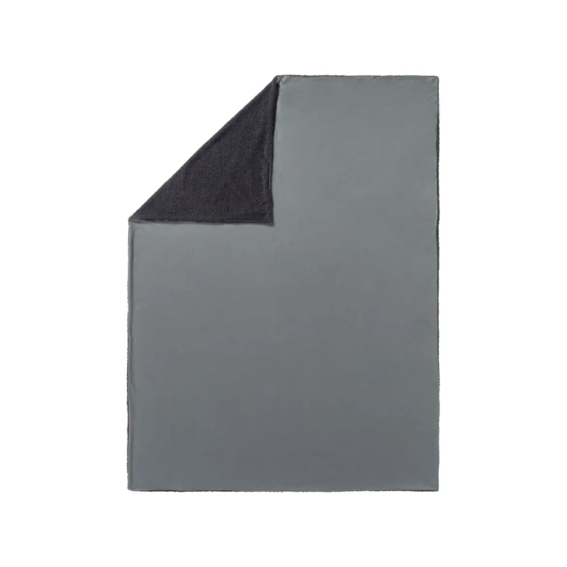 LIVARNO HOME Teddyfleece Kuscheldecke, 150 x 200 cm (Grau) - B-Ware neuwertig