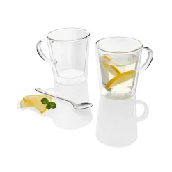 LIVARNO home Thermogläser aus doppelwandigem Borosilikatglas (Teeglas 2er Set) - B-Ware neuwertig