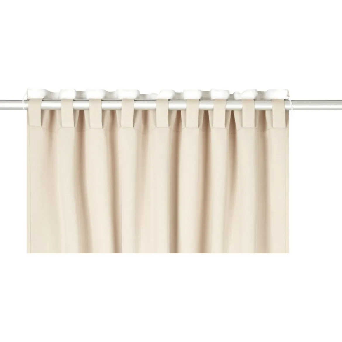 LIVARNO home Vorhangschal, 2 Stück, abdunkelnd (Beige) - B-Ware neuwertig