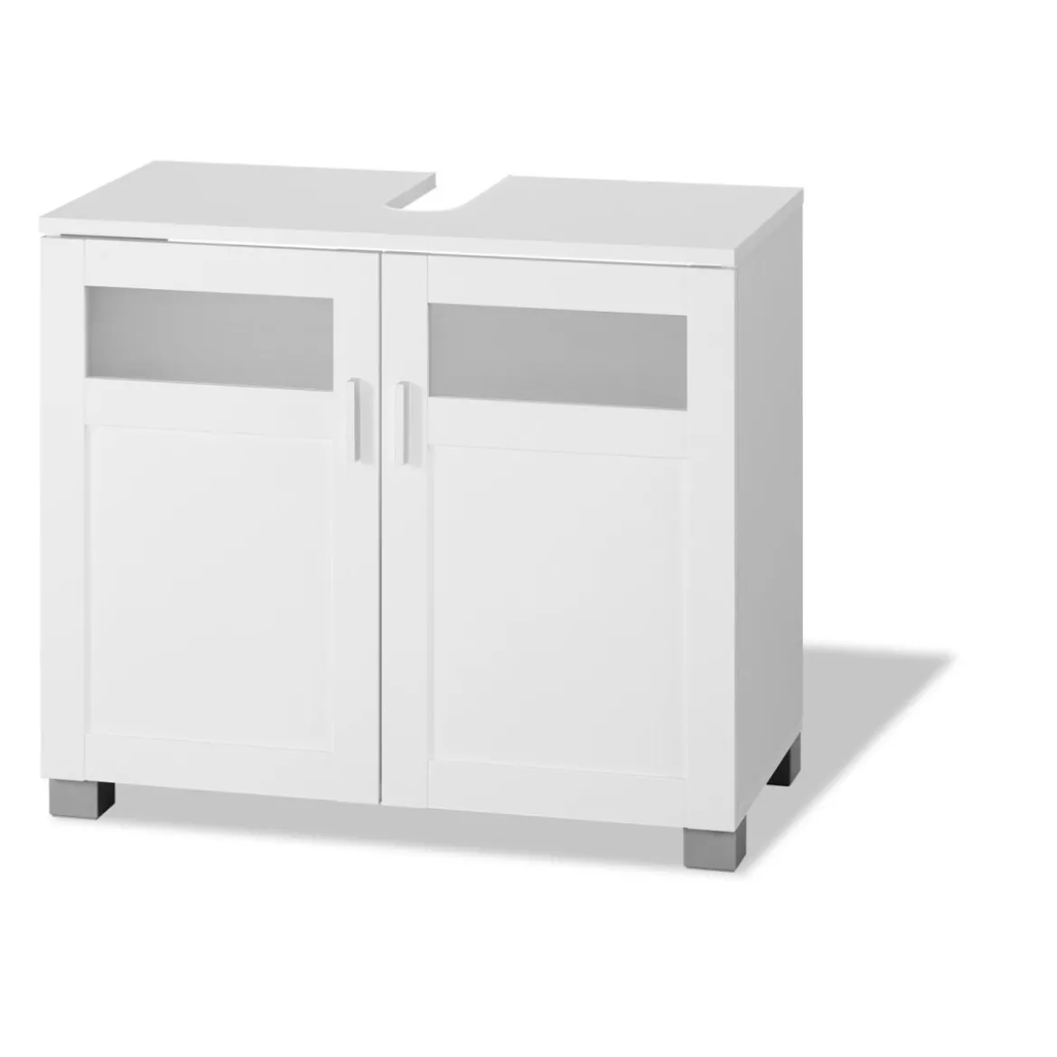 LIVARNO home Waschbeckenunterschrank »Basel«, mit Siphonausschnitt - B-Ware
