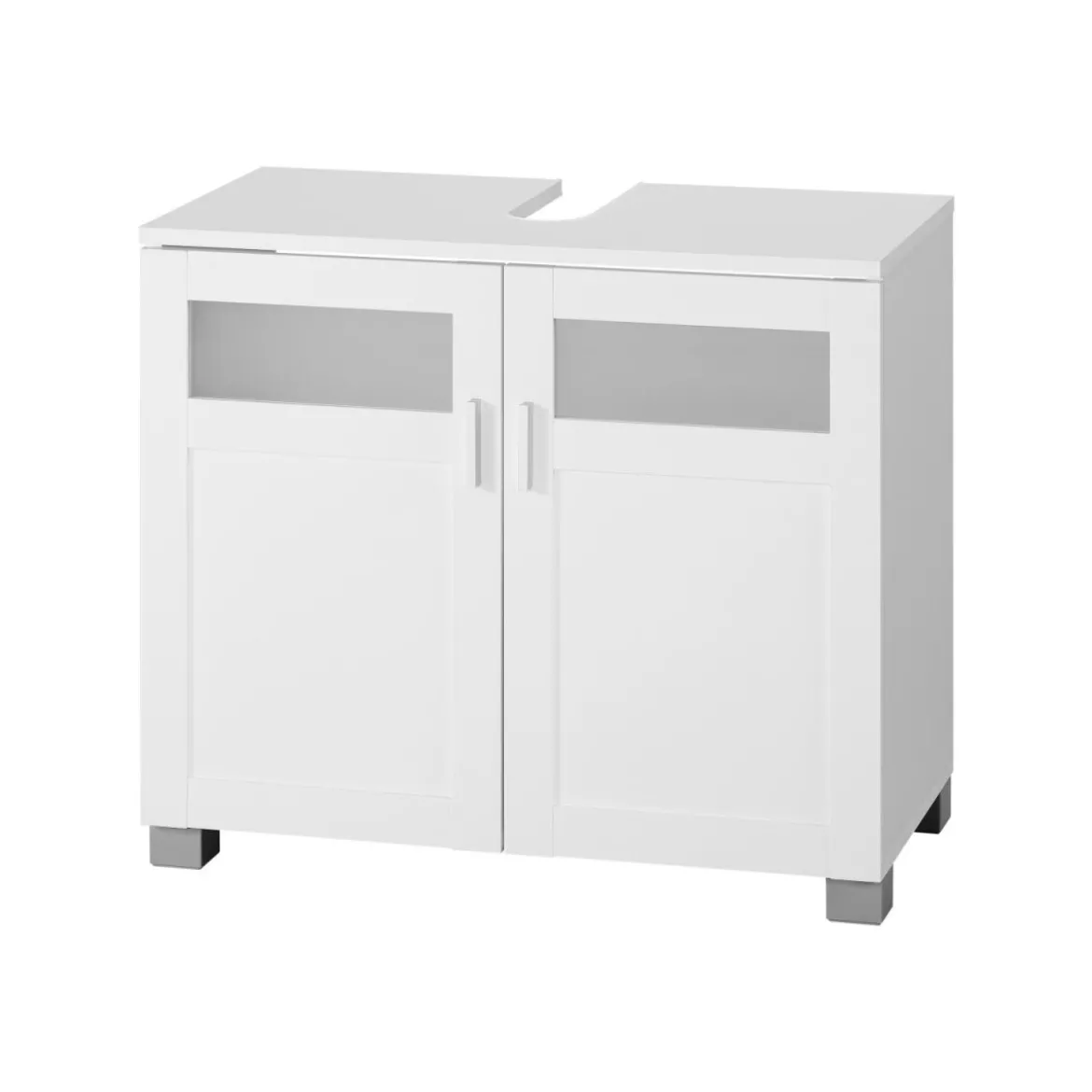 LIVARNO home Waschbeckenunterschrank »Basel«, mit Siphonausschnitt - B-Ware