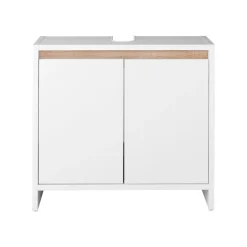LIVARNO home Waschbeckenunterschrank Oslo, mit 2 Türen, weiß - B-Ware