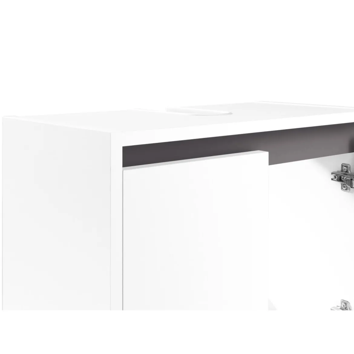 LIVARNO home Waschbeckenunterschrank Oslo, mit 2 Türen, weiß - B-Ware