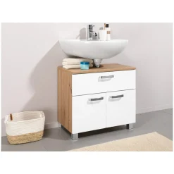 LIVARNO home Waschbeckenunterschrank »Palermo«, mit Siphonausschnitt - B-Ware neuwertig