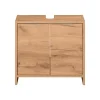 LIVARNO home Waschbeckenunterschrank Verona, in Eiche Wotan - B-Ware sehr gut