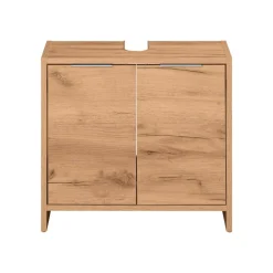 LIVARNO home Waschbeckenunterschrank Verona, in Eiche Wotan - B-Ware sehr gut