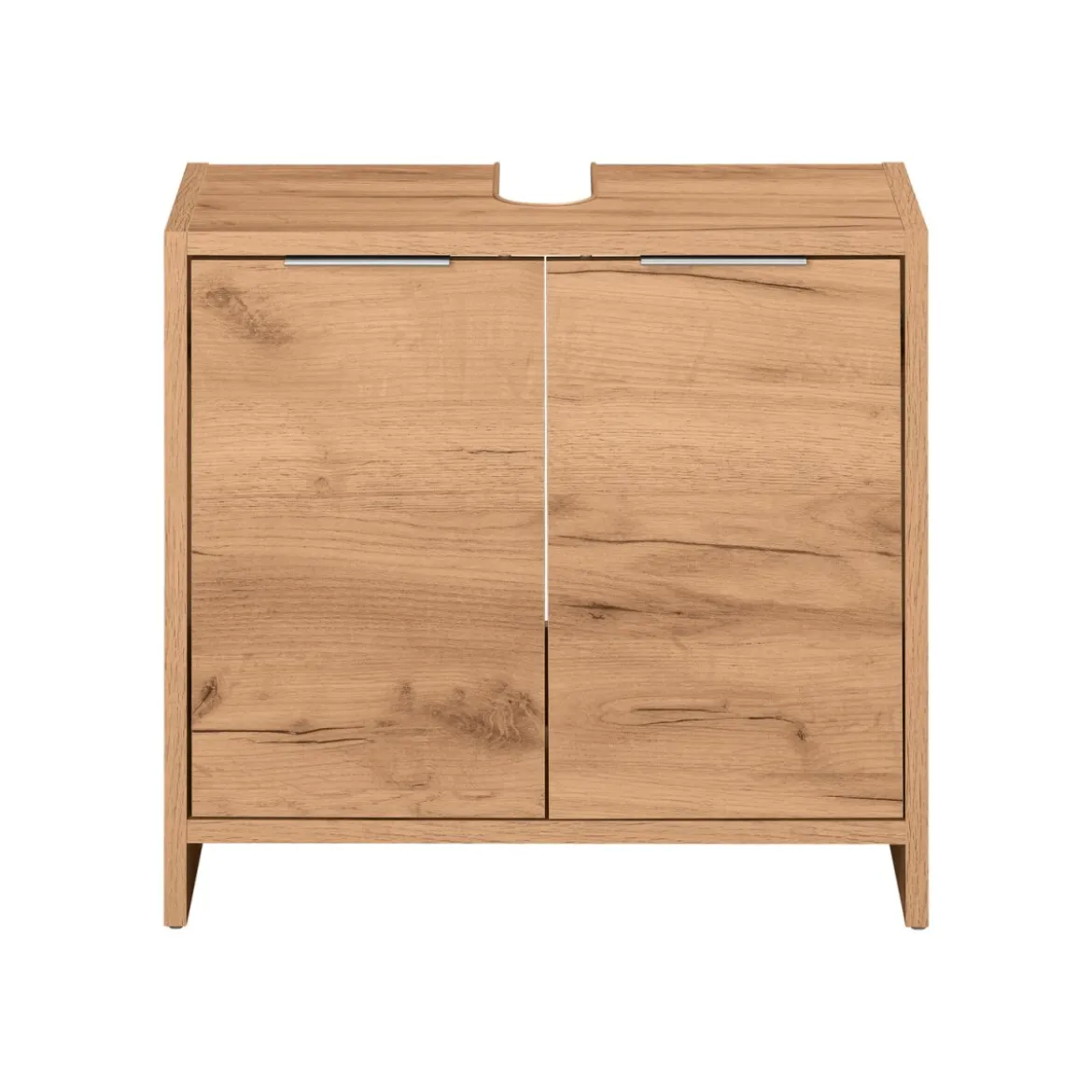 LIVARNO home Waschbeckenunterschrank Verona, in Eiche Wotan - B-Ware sehr gut