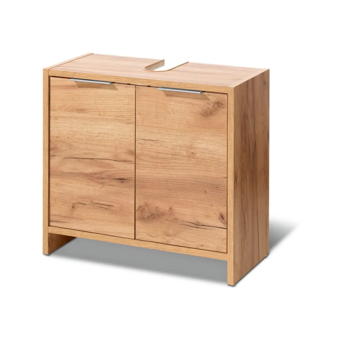 LIVARNO home Waschbeckenunterschrank Verona, in Eiche Wotan - B-Ware sehr gut