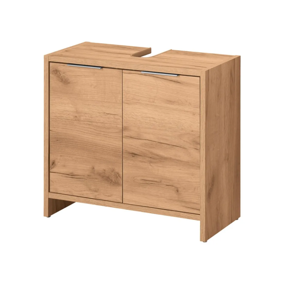LIVARNO home Waschbeckenunterschrank Verona, in Eiche Wotan - B-Ware sehr gut