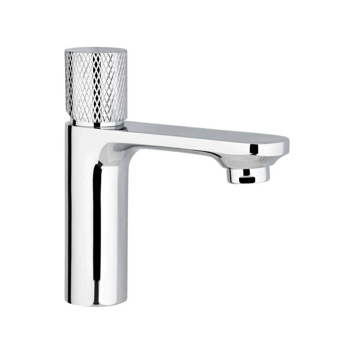 LIVARNO home Waschtischarmatur mit Knopfhebel (silber) - B-Ware neuwertig