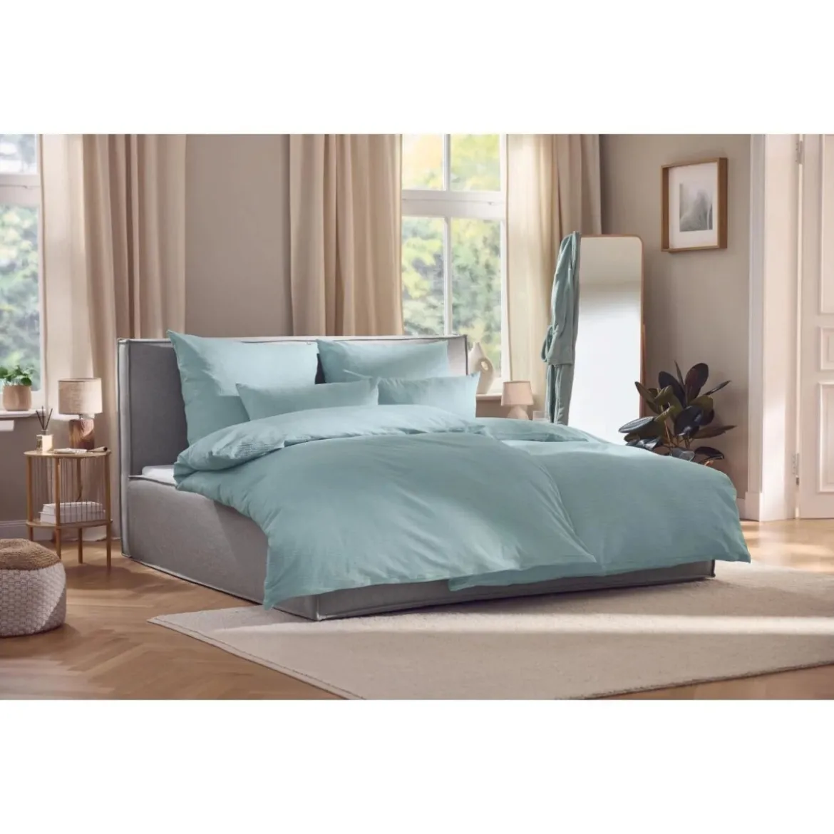 LIVARNO® Jersey-Spannbettlaken, 180-200 x 200 cm - B-Ware