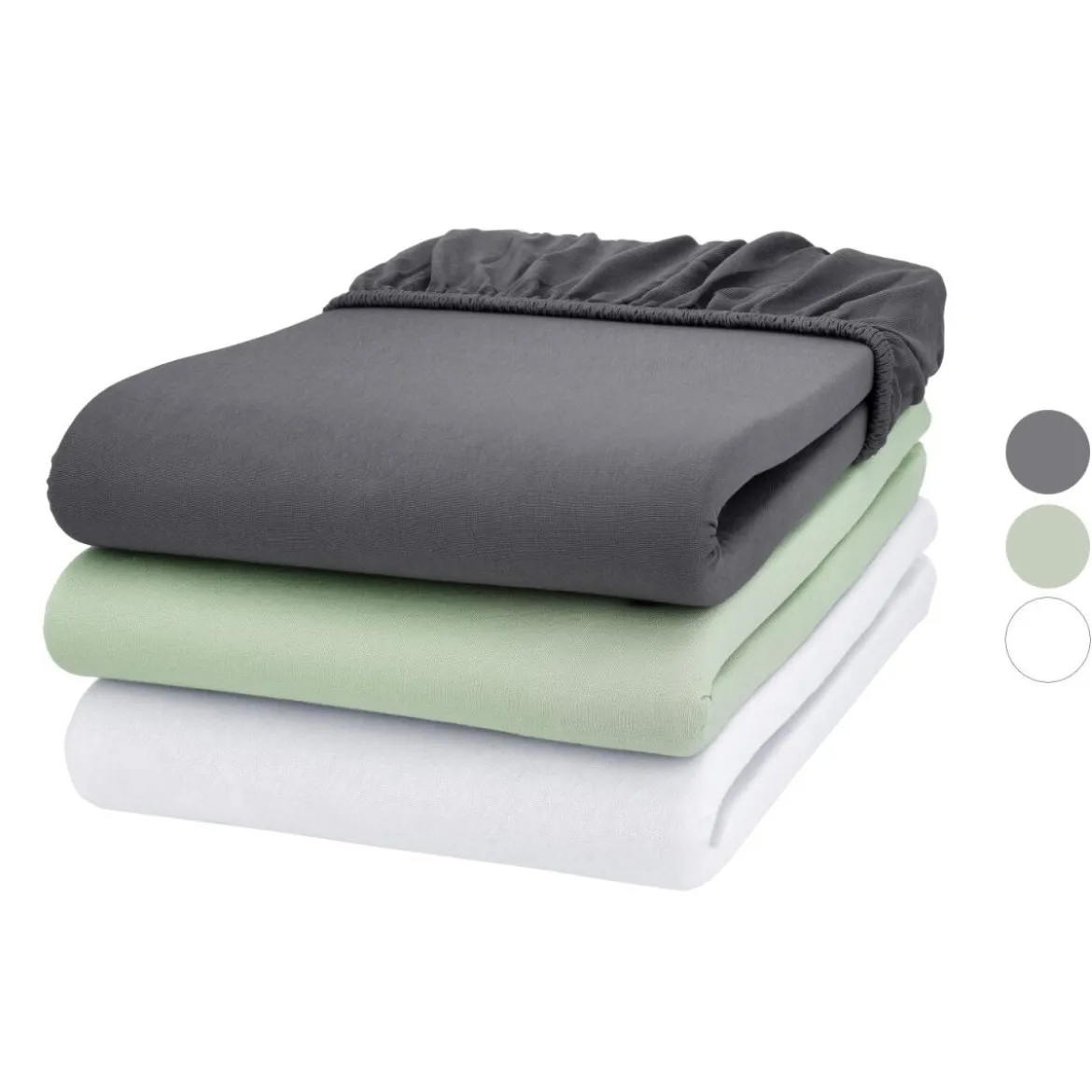 LIVARNO® Jersey-Spannbettlaken, 180-200 x 200 cm - B-Ware