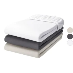 LIVARNO® Jersey-Spannbettlaken, 140-160 x 200 cm - B-Ware