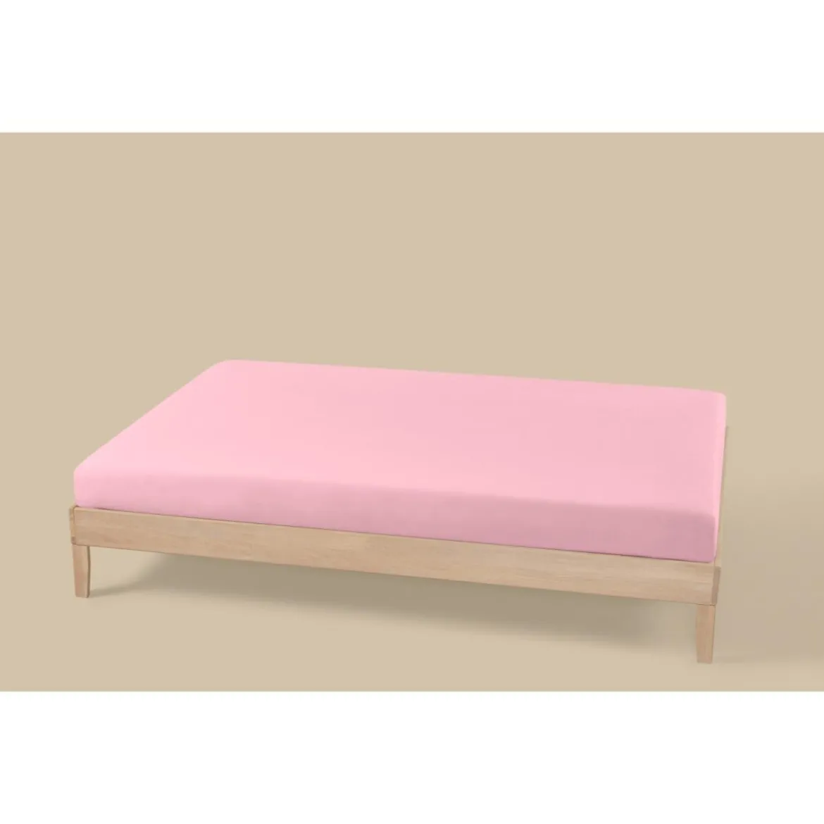LIVARNO® Jersey-Spannbettlaken, 140-160 x 200 cm, rosa - B-Ware neuwertig