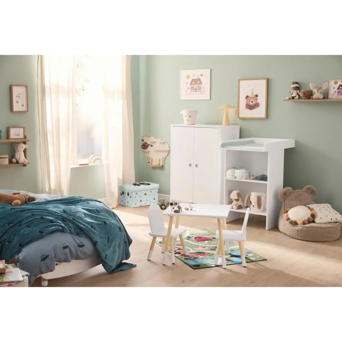 LIVARNO® Kinder-Sitzgruppe, 3-teilig, weiß - B-Ware