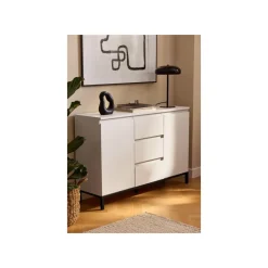 LIVARNO® Kommode mit 2 Türen und 3 Schubladen, Kaschmirgrau - B-Ware sehr gut