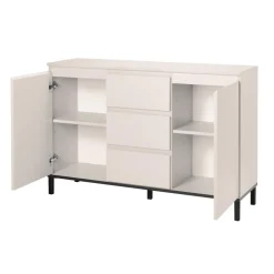 LIVARNO® Kommode mit 2 Türen und 3 Schubladen, Kaschmirgrau - B-Ware sehr gut