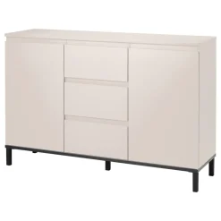 LIVARNO® Kommode mit 2 Türen und 3 Schubladen, Kaschmirgrau - B-Ware sehr gut