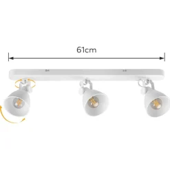 LIVARNO® LED-Deckenleuchte (Deckenschienenleuchte, weiß) - B-Ware sehr gut