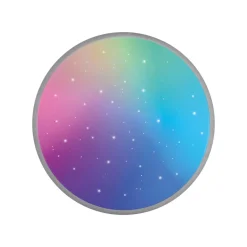 LIVARNO® LED-Deckenleuchte, mit Farbtonsteuerung, Ø 33, chrom - B-Ware neuwertig