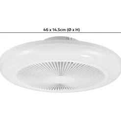 LIVARNO® LED-Deckenleuchte mit Ventilator - B-Ware gut