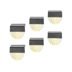 LIVARNO® LED-Solarleuchten, 6 Stück (Rund) - B-Ware neuwertig