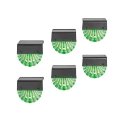 LIVARNO® LED-Solarleuchten, 6 Stück (Rund) - B-Ware neuwertig