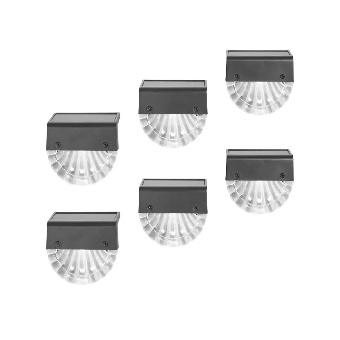 LIVARNO® LED-Solarleuchten, 6 Stück (Rund) - B-Ware neuwertig