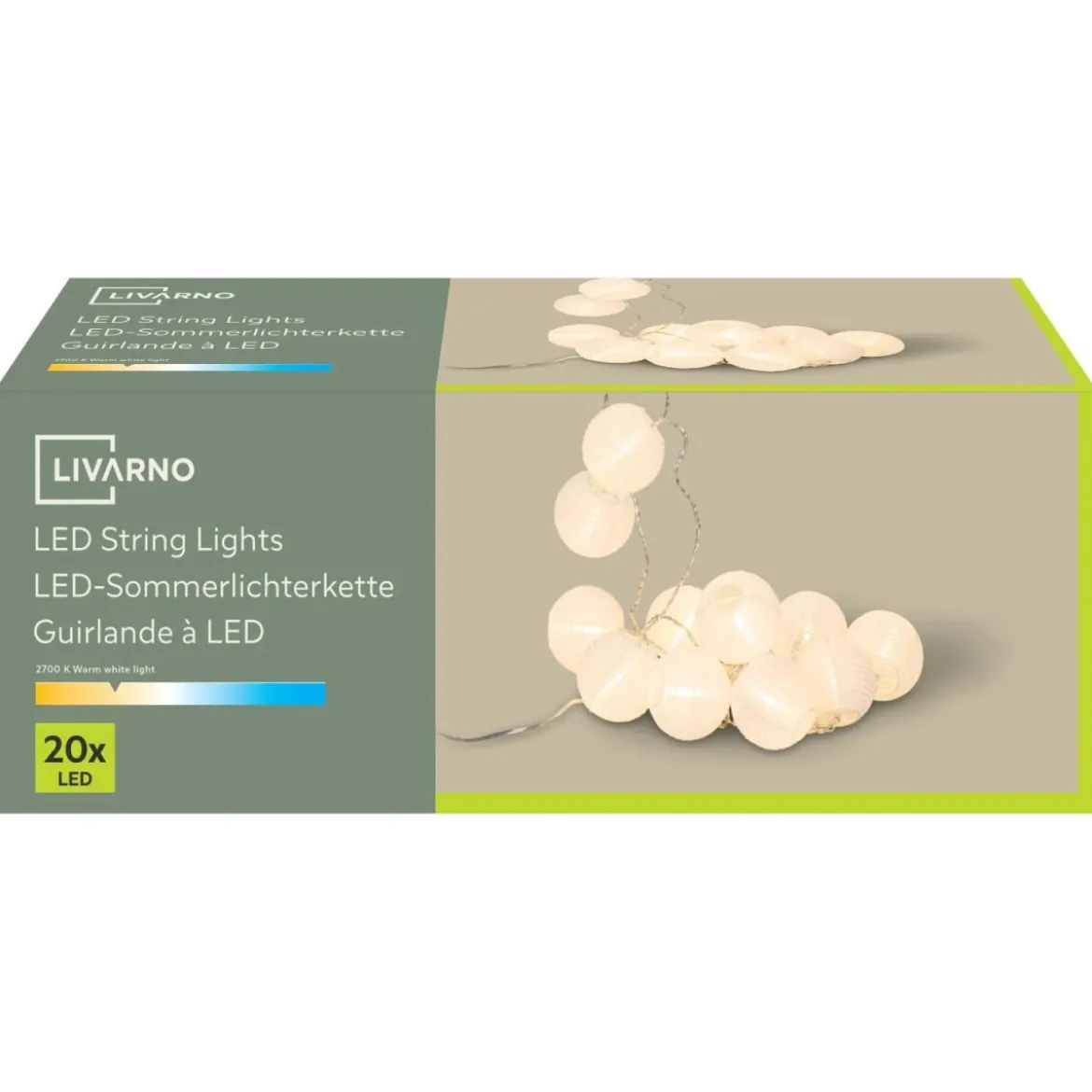 LIVARNO® LED-Sommerlichterkette - B-Ware