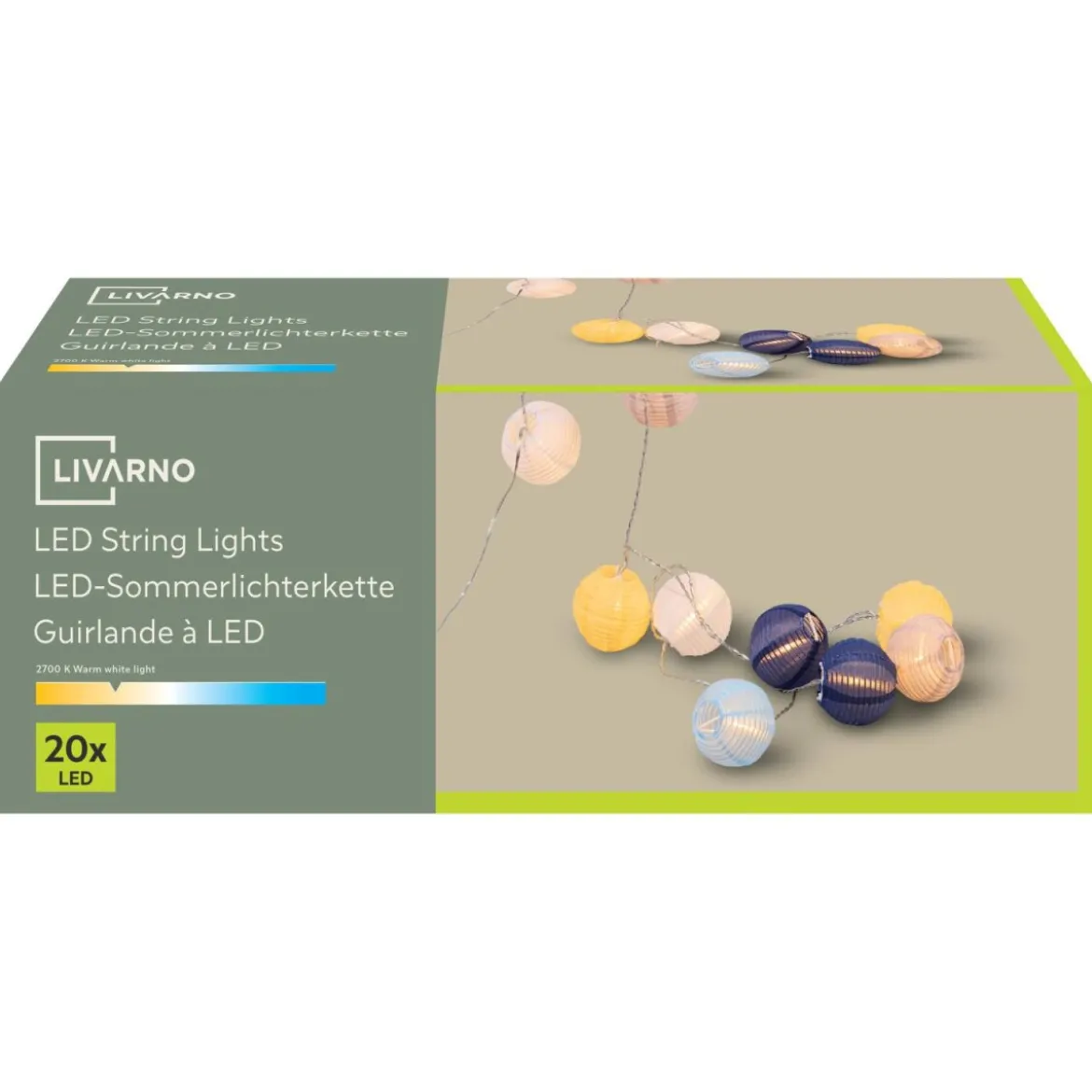 LIVARNO® LED-Sommerlichterkette - B-Ware