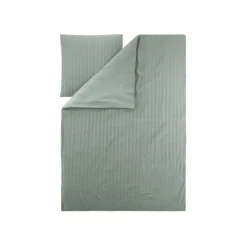 LIVARNO® Luxus-Satin-Bettwäsche, 155 x 220 cm, grün - B-Ware neuwertig