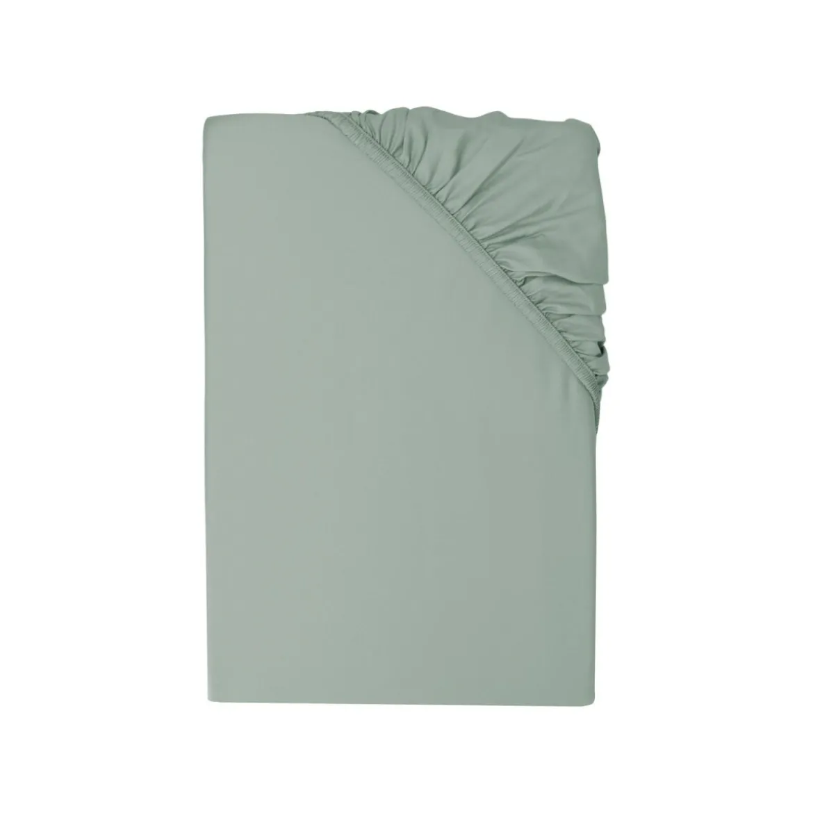 LIVARNO® Luxus-Satin Spannbettlaken, 90-100 x 200 cm , grün - B-Ware neuwertig