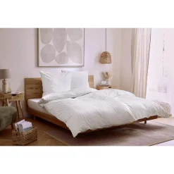 LIVARNO® Luxus-Satin-Spannbettlaken, 180-200x200x27cm, weiß - B-Ware neuwertig