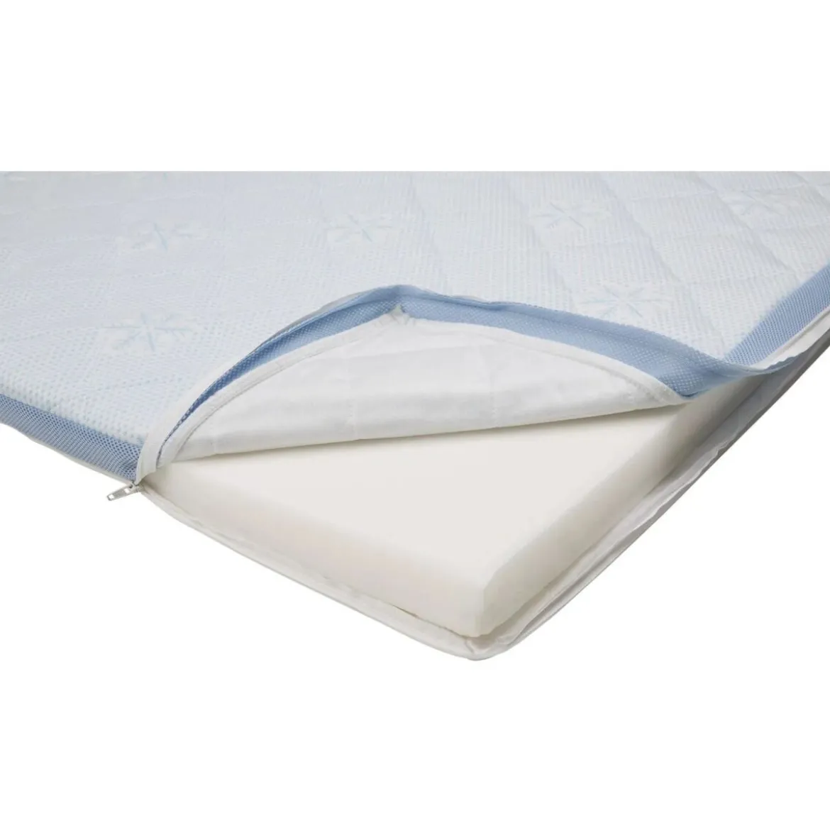 LIVARNO® Matratzentopper Freeze, 90 x 200 cm, weiß - B-Ware neuwertig