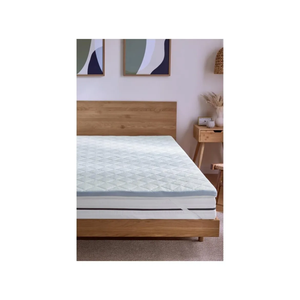 LIVARNO® Matratzentopper Freeze, 90 x 200 cm, weiß - B-Ware neuwertig