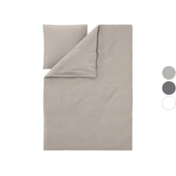 LIVARNO® Mikrofaser-Washed-Bettwäsche, 135 x 200 cm - B-Ware
