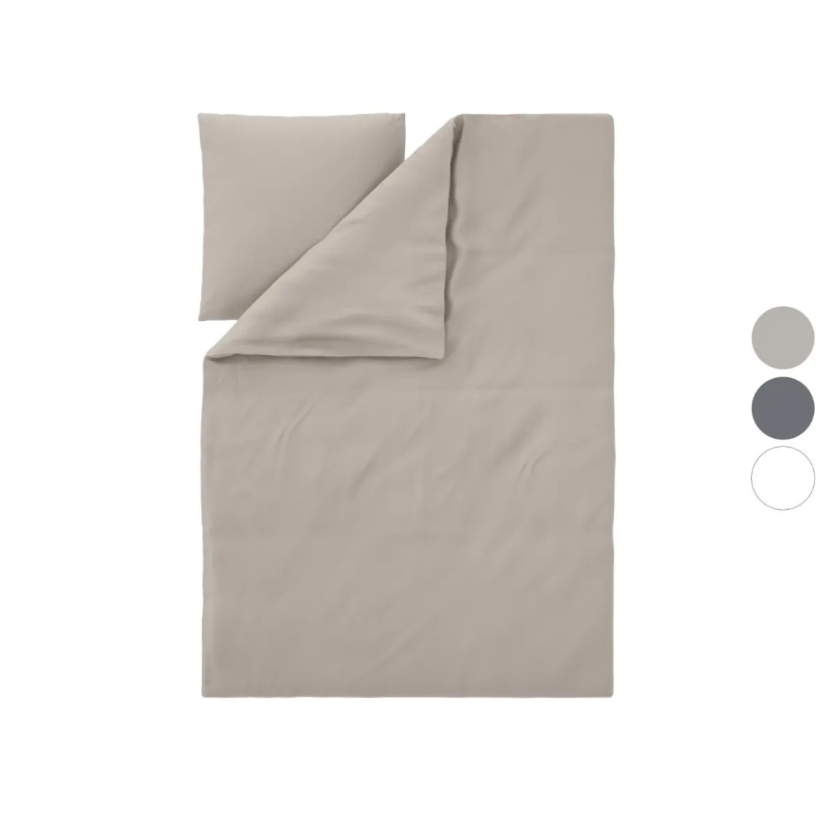 LIVARNO® Mikrofaser-Washed-Bettwäsche, 135 x 200 cm - B-Ware