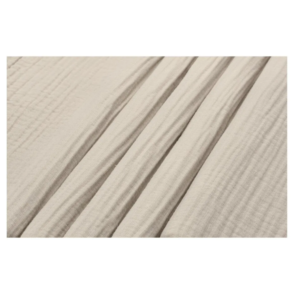 LIVARNO® Musselin-Bettwäsche, 135 x 200 cm, beige - B-Ware neuwertig